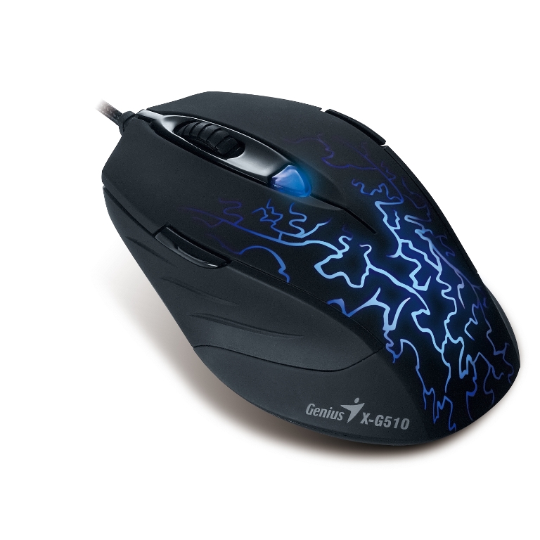 Genius Releases XG510 Ambidextrous Gaming Mouse Technology X