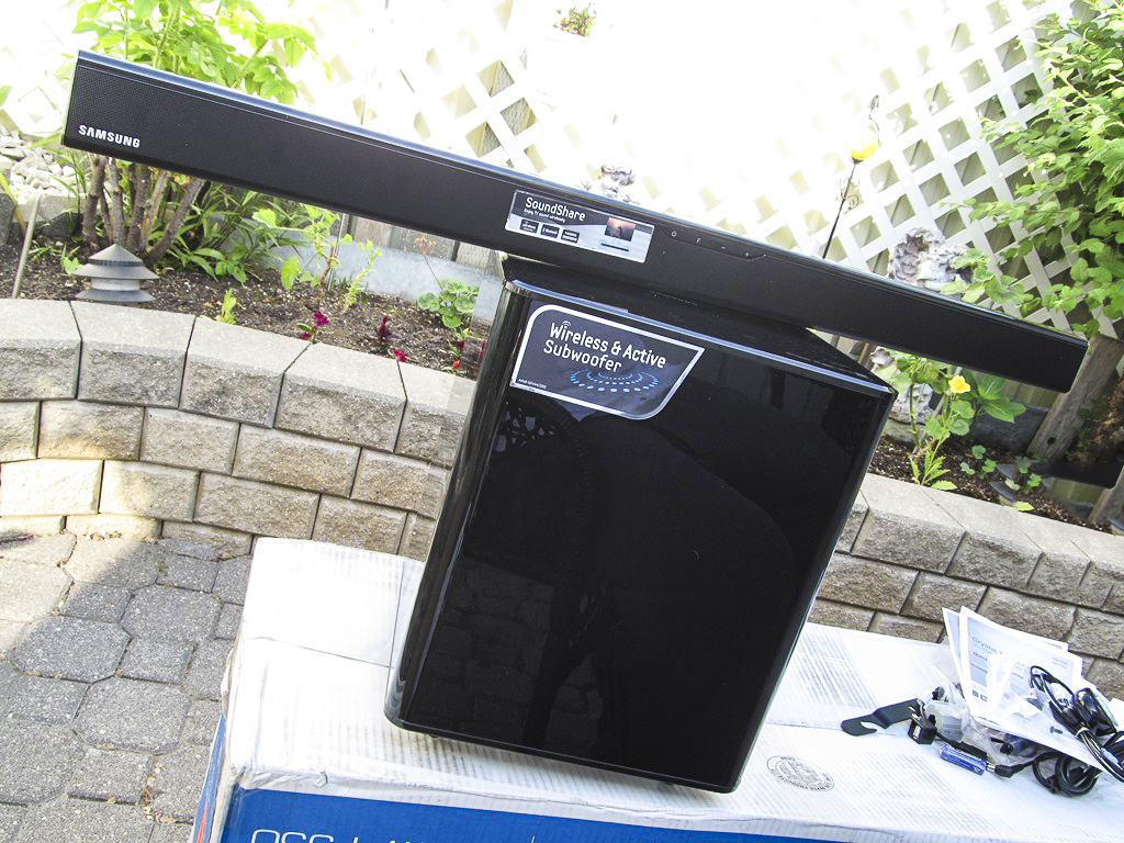 Samsung HWF550 Bluetooth SoundBar Speaker System Review Delivering A
