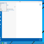 Windows 10 Technical Preview - Modern Apps - Menu Button