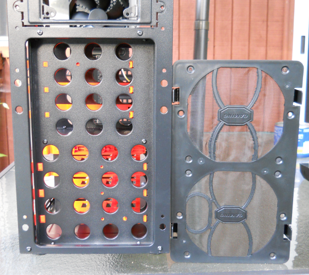 Archon case front filter removed Archon case front filter removed