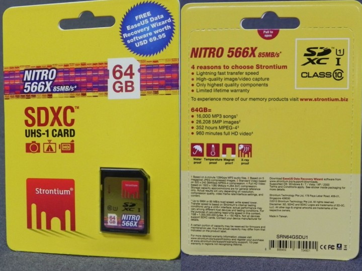 Strontium Nitro 566X SDXC UHS1 Card and Nitro 466X Micro SDHC UHS1 Card Review Technology X