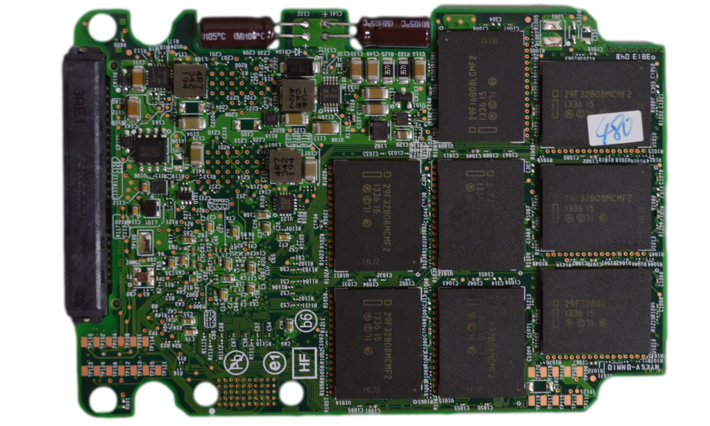 Intel SSD 730 Series 480 GB PCB Back