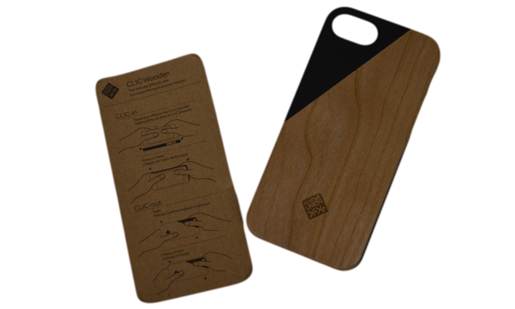 Native Union CLIC Wooden iPhone 5-5s Case and Instructions