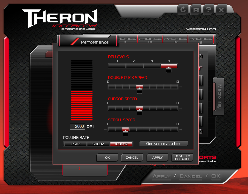 Thermaltake Tt eSPORTS THERON Infrared Gaming Mouse APP Performance