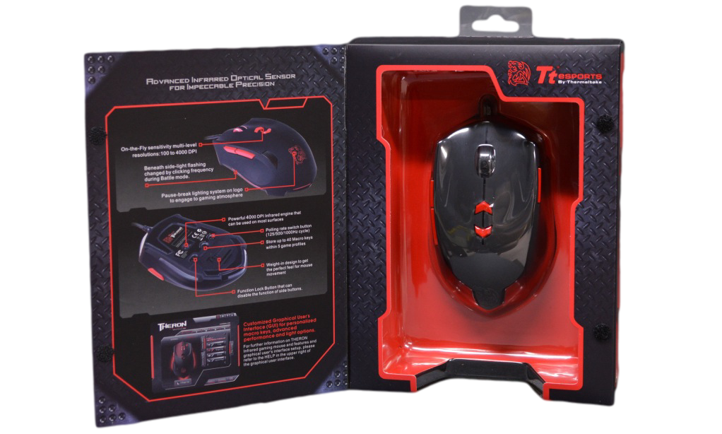 Thermaltake Tt eSPORTS THERON Infrared Gaming Mouse Box Inside