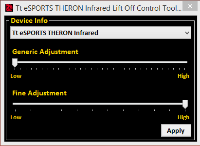 Thermaltake Tt eSPORTS THERON Infrared Lift Off Control Tool
