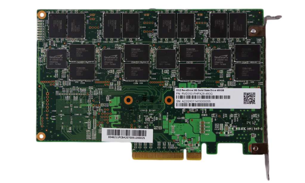 OCZ REVODRIVE 350 PCIE SSD BACK