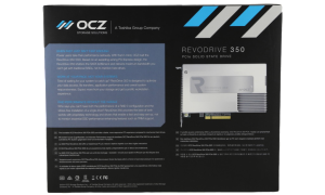 OCZ REVODRIVE 350 PCIE SSD PACKAGE BACK