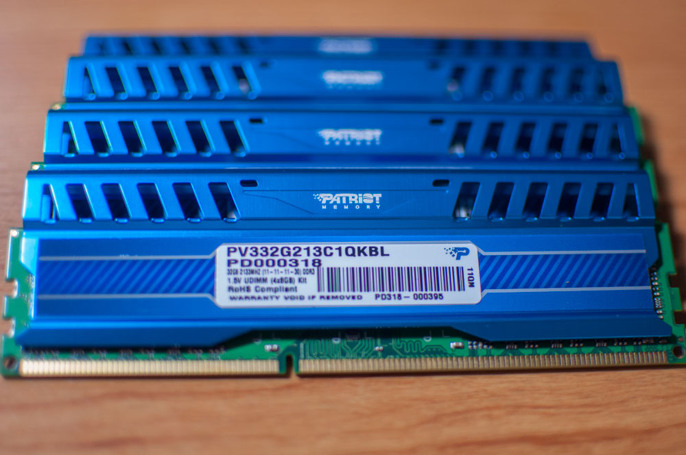 Patriot Viper 32GB PC3-17000 2133Mhz DDR3 Memory Kit