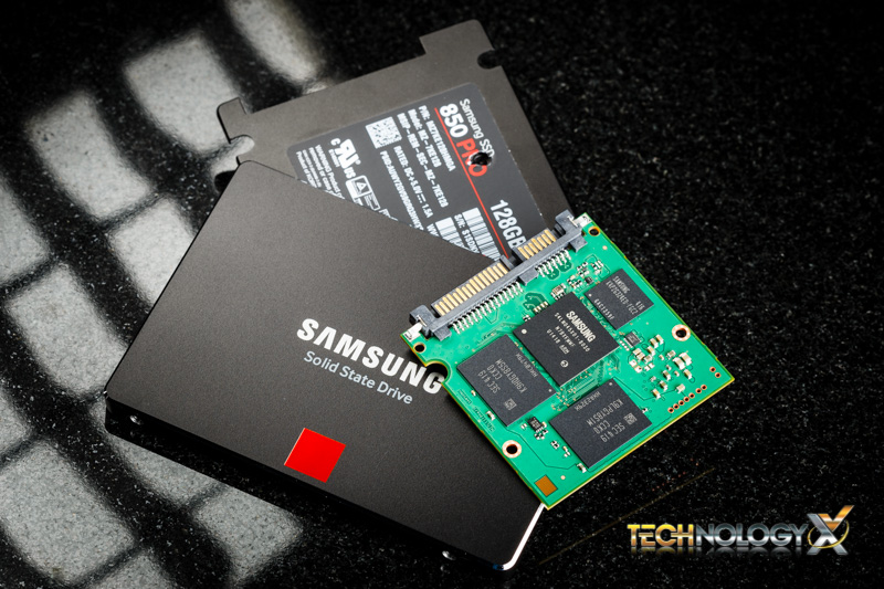 Samsung 850 Pro PCB and Case