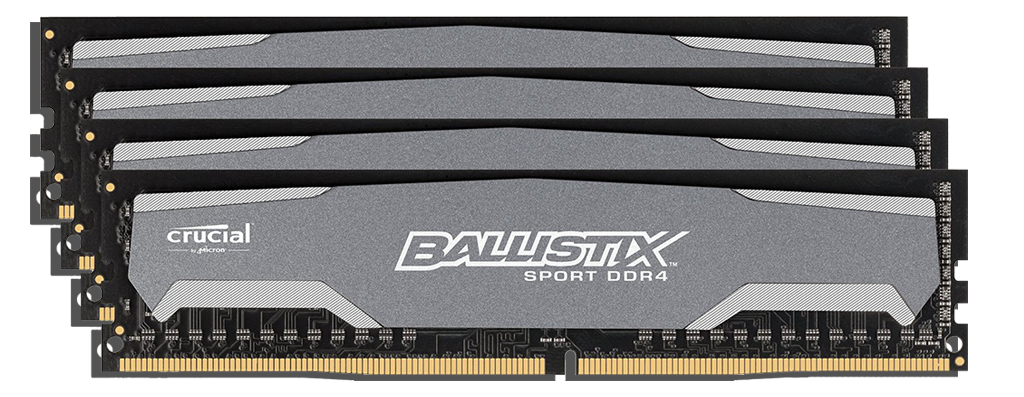 Crucial Ballistix Sport DDR4-2400 Memory Review - High Density and 