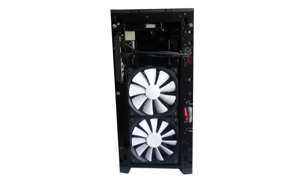 Enthoo Pro front fans installed