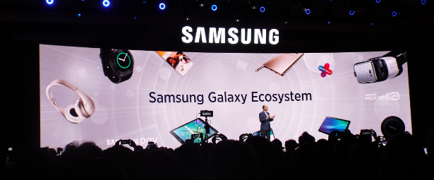 Samsung press conference Galaxy Ecosystem