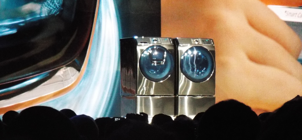 Samsung press conference laundry pair