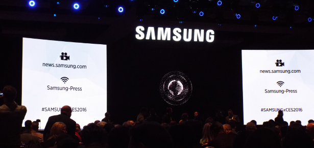 Samsung press conference stage