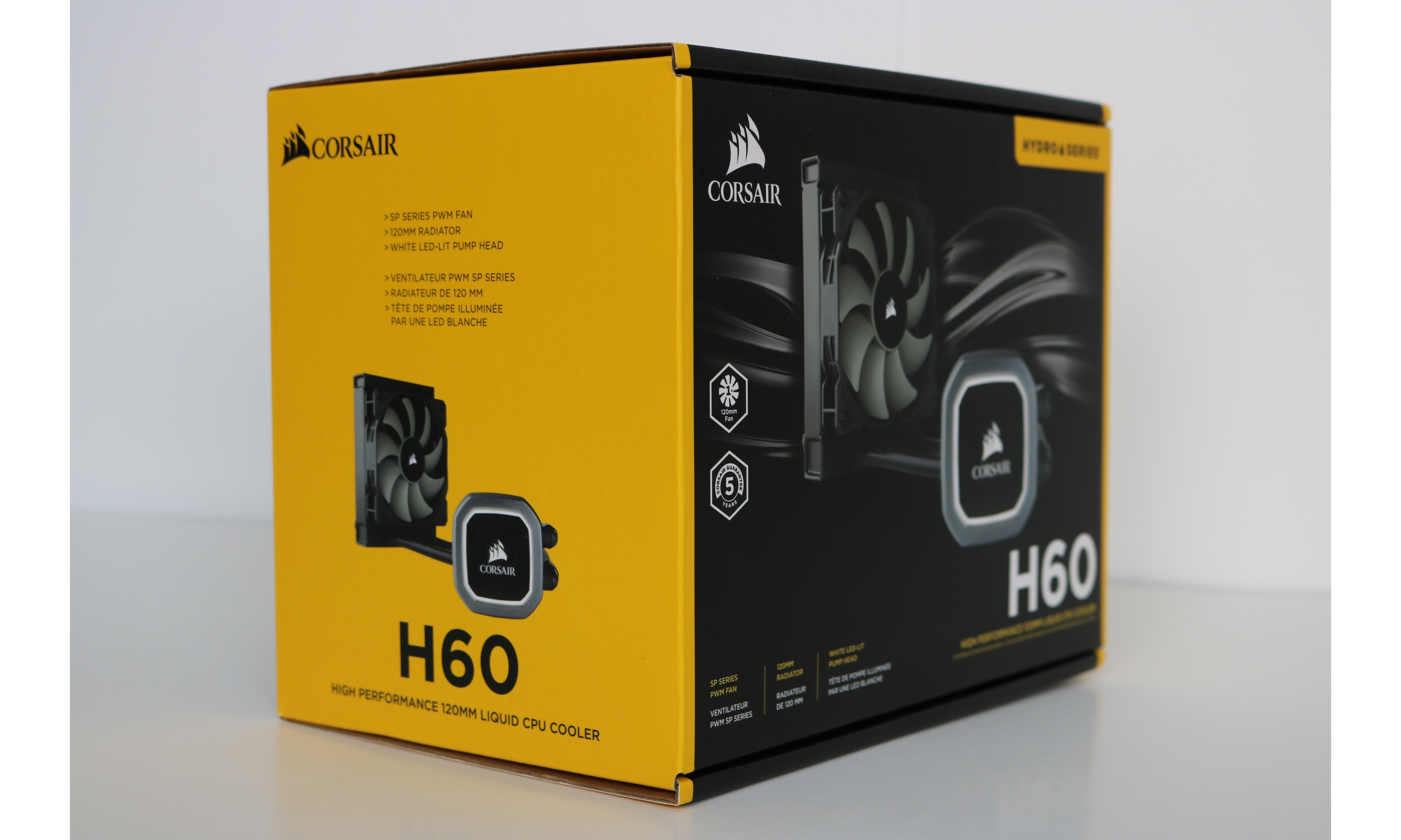 Corsair H60 120mm AIO Liquid Cooler Review Technology X